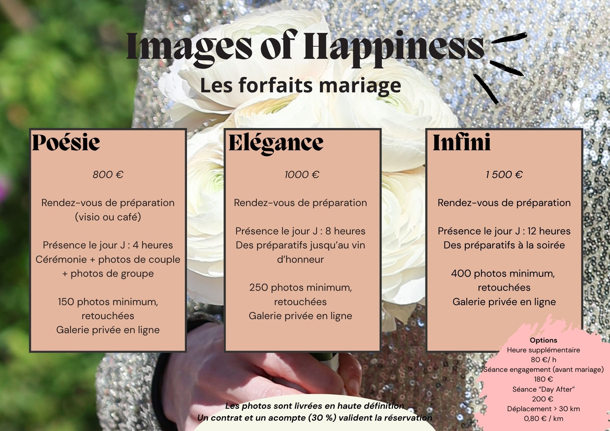 Forfaits Mariage