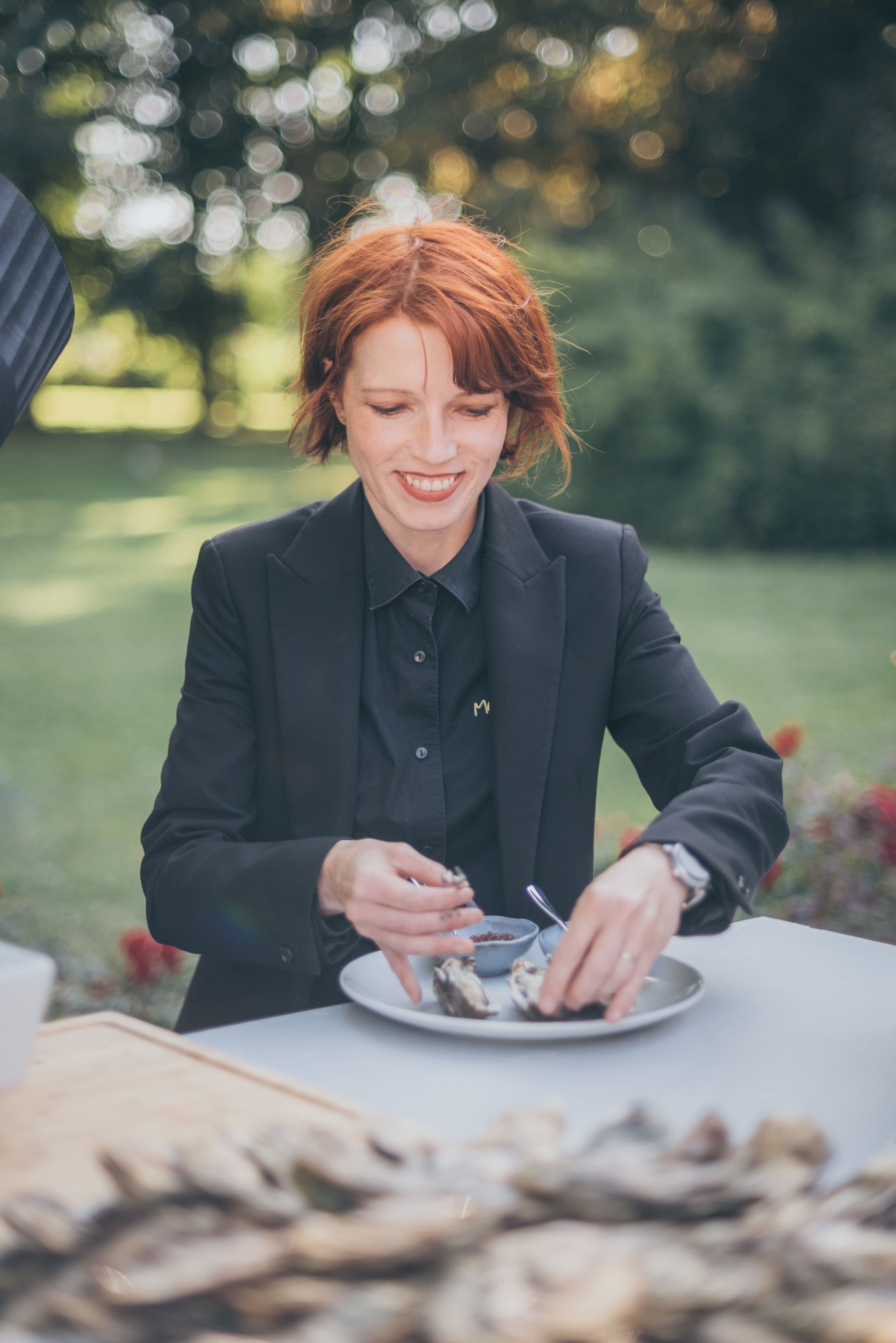 Equipe, maitre d'hôtel, serveur, sourire